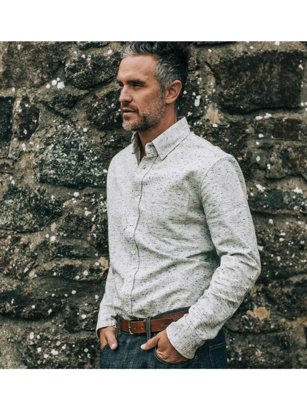 Taylor Stitch The Jack in Natural Donegal - Size 46